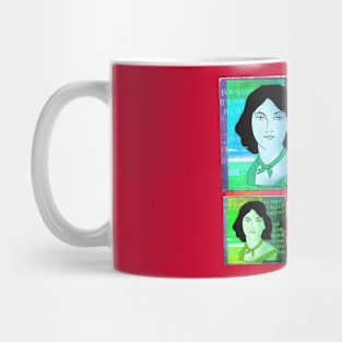 EMILY BRONTE COLLAGE, AUTHOR OF WUTHERING HEIGHTS Mug